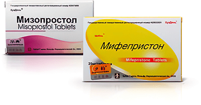 Міфепрістон (Mifepristone) і Мізопростол (Misoprostol)